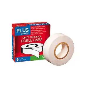 CINTA ADHESIVA DOBLE CARA PLUS OFFICE