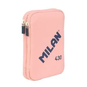 ESTUCHE PLUMIER DOBLE MILAN 430 ROSA