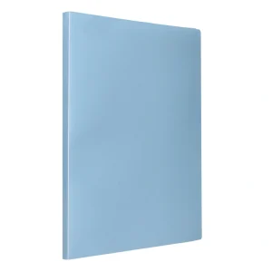 CARPETA FUNDAS FIJAS ESCAPARATE A4 CELESTE