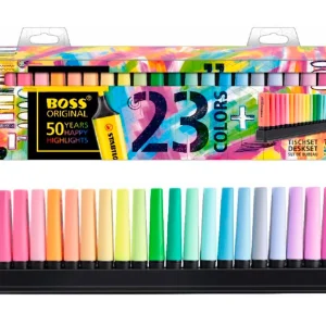 BLISTER 23 FLUORESCENTES STABILO BOSS ORIGINAL