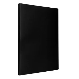 CARPETA FUNDAS FIJAS ESCAPARATE A4 NEGRA
