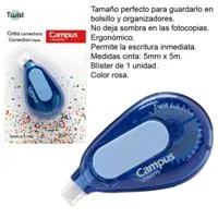 CORRECTOR EN CINTA CAMPUS UNIVERSITY 5MMX5MTS