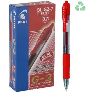 BOLIGRAFO C/ 12 UNID. PILOT G-2 ROJO