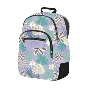 MOCHILA TOTTO ESCOLAR CON REFUERZO VEGETAL