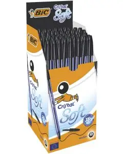 BOLIGRAFO BIC CRISTAL SOFT 50 UD. NEGRO