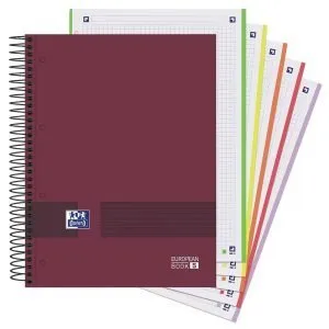 BLOC EUROPEANBOOK MULTI A4+ 5X5