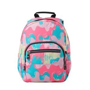 MOCHILA TOTTO ESCOLAR CON REFUERZO MULTICOLOR