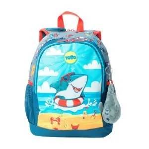 MOCHILA TOTTO INFANTIL TIBURON