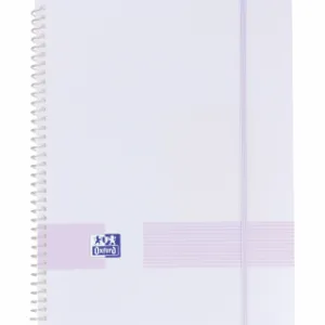 CARPETA ESPIRAL OXFORD 20 FUNDAS PASTEL LILA