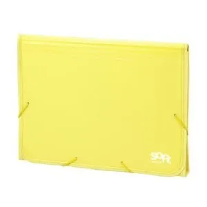 CARPETA ACORDEÓN CARCHIVO PASTEL AMARILLO
