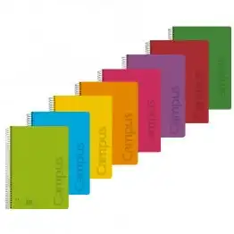 BLOC ESPIRAL Fº 1 RAYA TAPA PLASTICO 90gr 80H