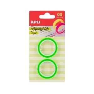 FLUORESCENTE EN CINTA APLI VERDE