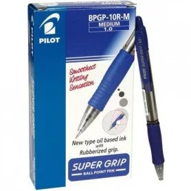 BOLIGRAFO C/ 12 UNID. PILOT SUPERGRIP AZUL