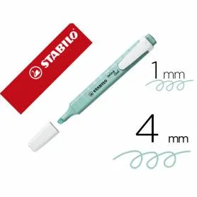 FLUORESCENTE STABILO SWING COOL AZUL PASTEL